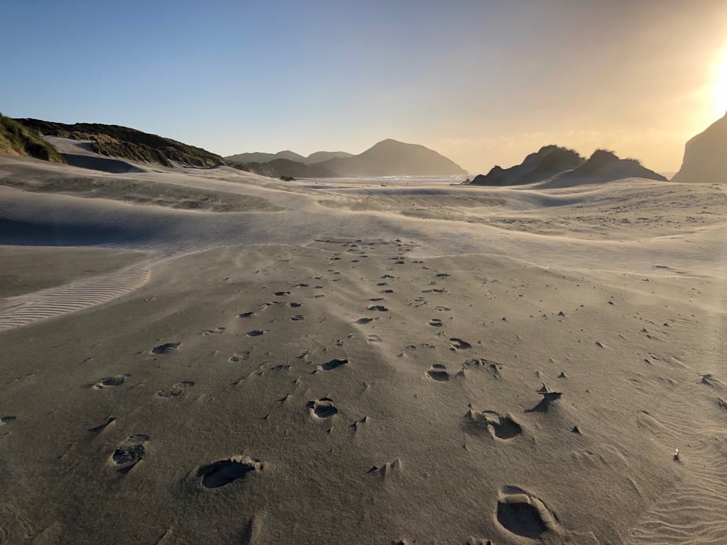 Wharariki Beach woestijn